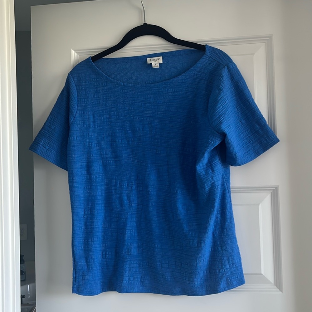 JCrew Factory textured tee- NWOT